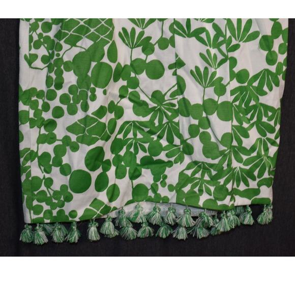 Trina Turk Women's 8 Encantader Shift Dress Green Plant Pattern Floral - Picture 6 of 12